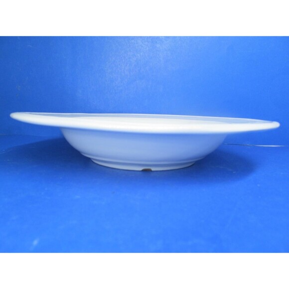Sur La Table Set Of 2 White 9 3/4"W X 1 3/4H  Rimmed Soup Bowls VGC - Picture 3 of 6